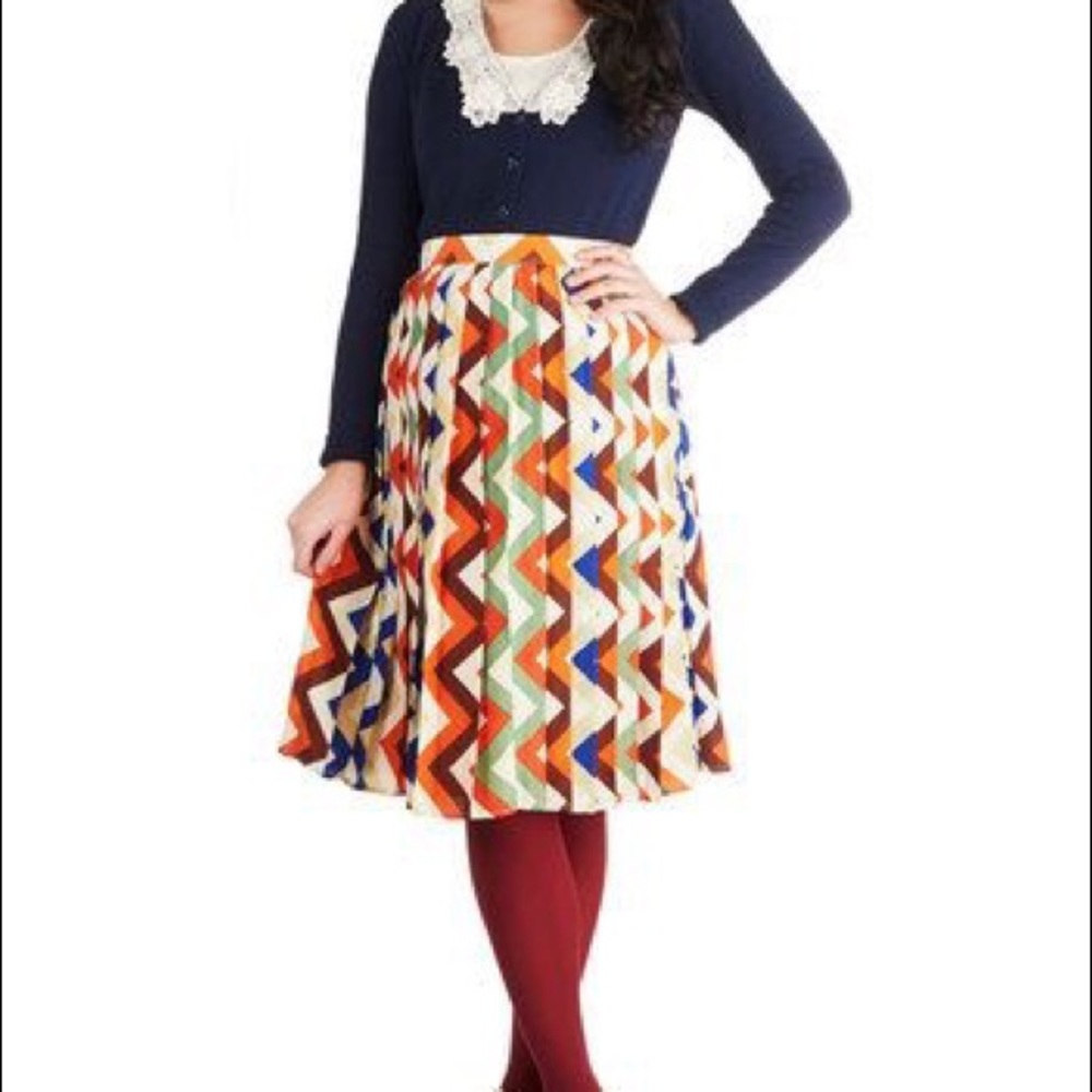 ModCloth High Waisted Skirt